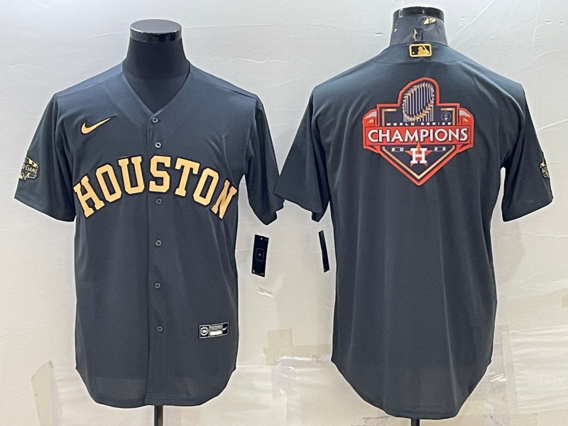 Men's Houston Astros Dark Gray Jersey